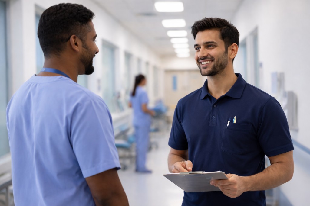 Hospital corridor